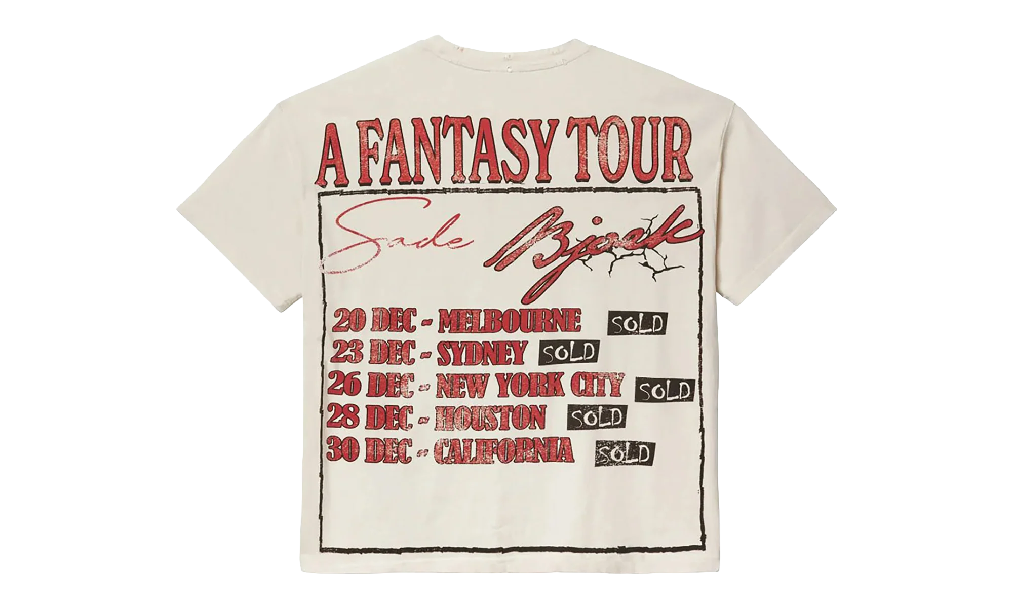 Valley Tour Creme Tee "Cream'" VAL93