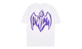 Bat Logo Tee "White / Purple" OSTG WARWARR L77N