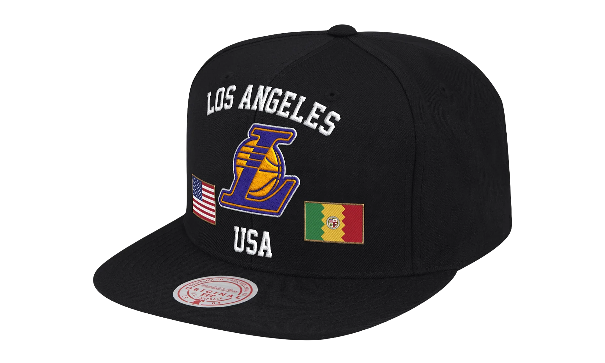NBA Los Angeles Lakers USA City Pride Snapback Hat "Black" 6HSSSH20055 LALBLCK