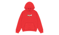 Embroidered Floral Logo Hoodie "Red" DT315