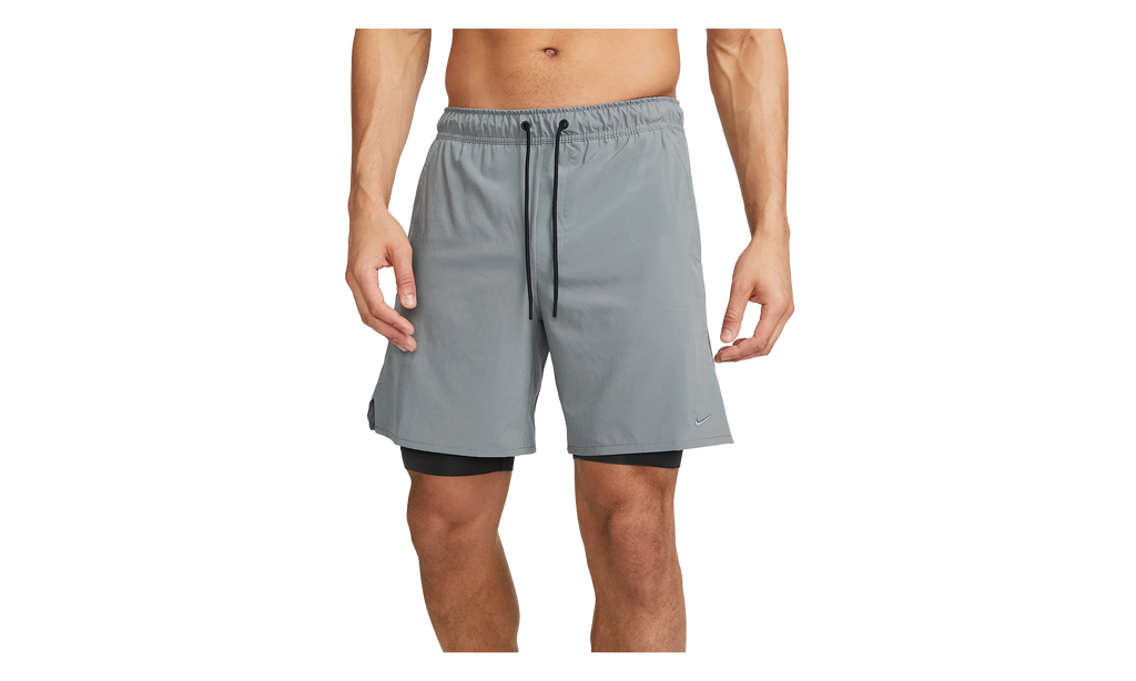 Dri-FIT Unlined Fitness 2 in 1 7" Shorts "Smoke Grey / Dark Smoke Grey" DV9334 084