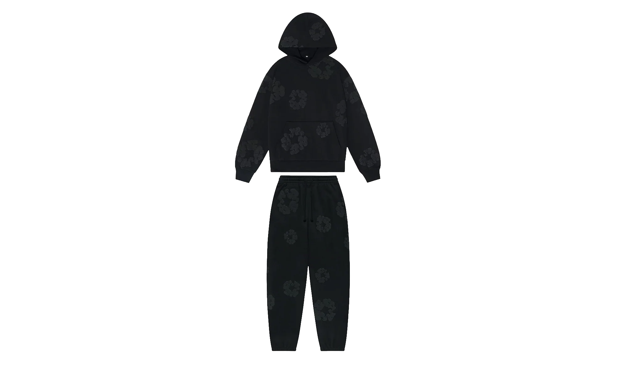Mono Cotton Wreath (Full Set) "Black" DT317