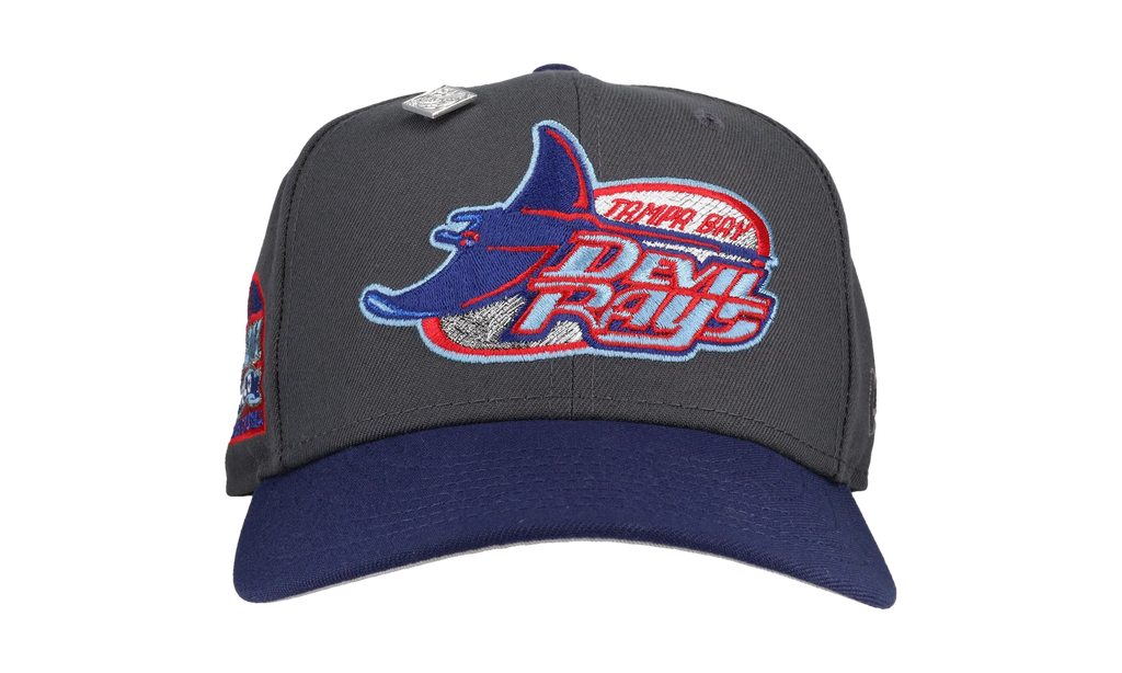 59FIFTY Tampa Bay Rays Tropicana Field Fitted Hat "Graphite / Navy" NE390
