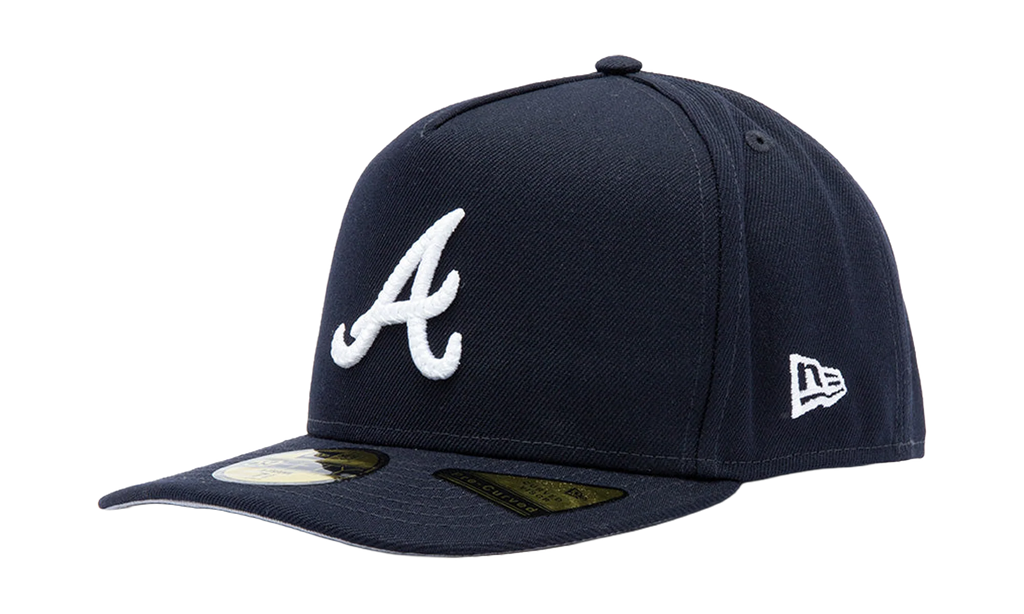 59FIFTY Atlanta Braves Fitted Hat "Script Safety Pin" 60668874