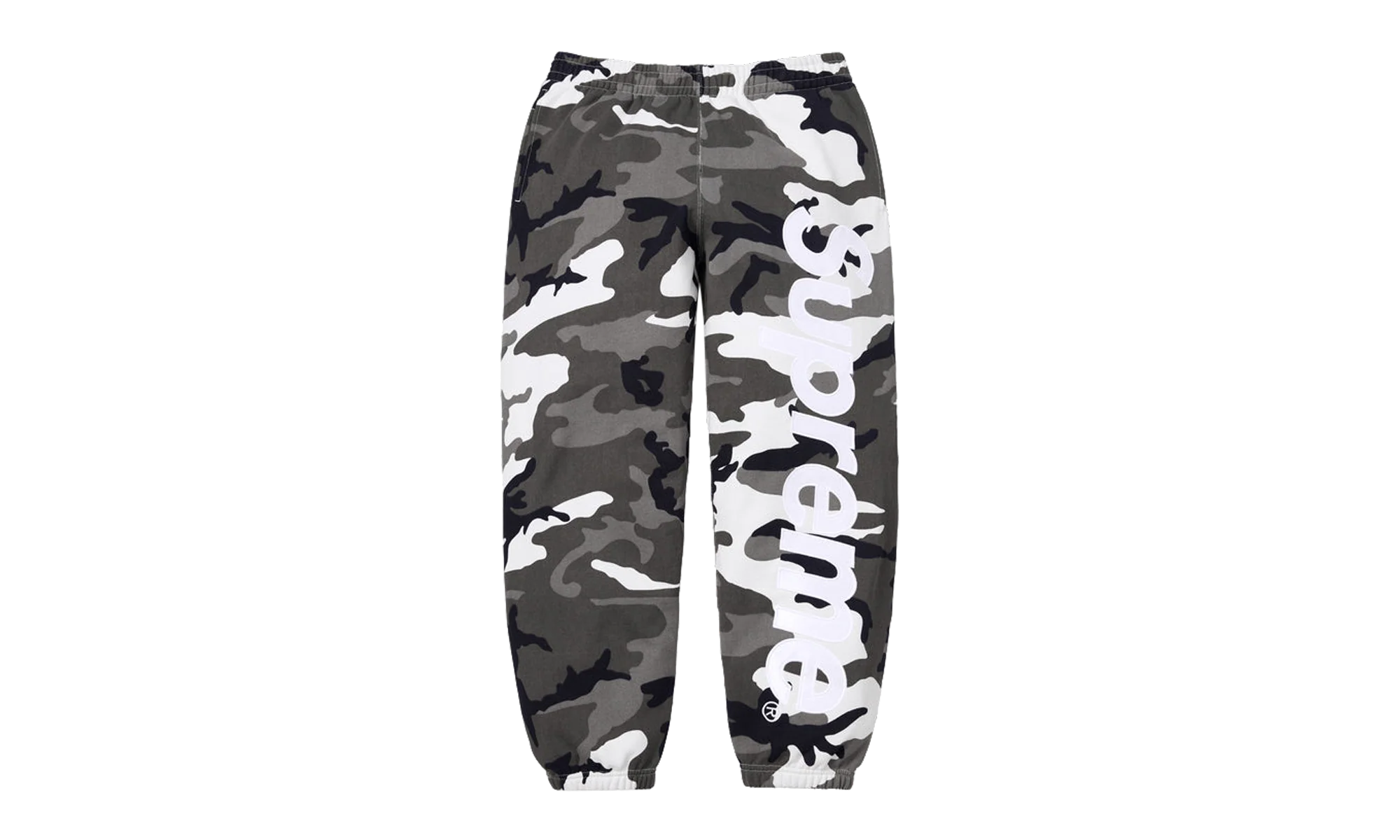 Satin Appliqué Sweatpant "SS26 - Snow Camo" SU27517