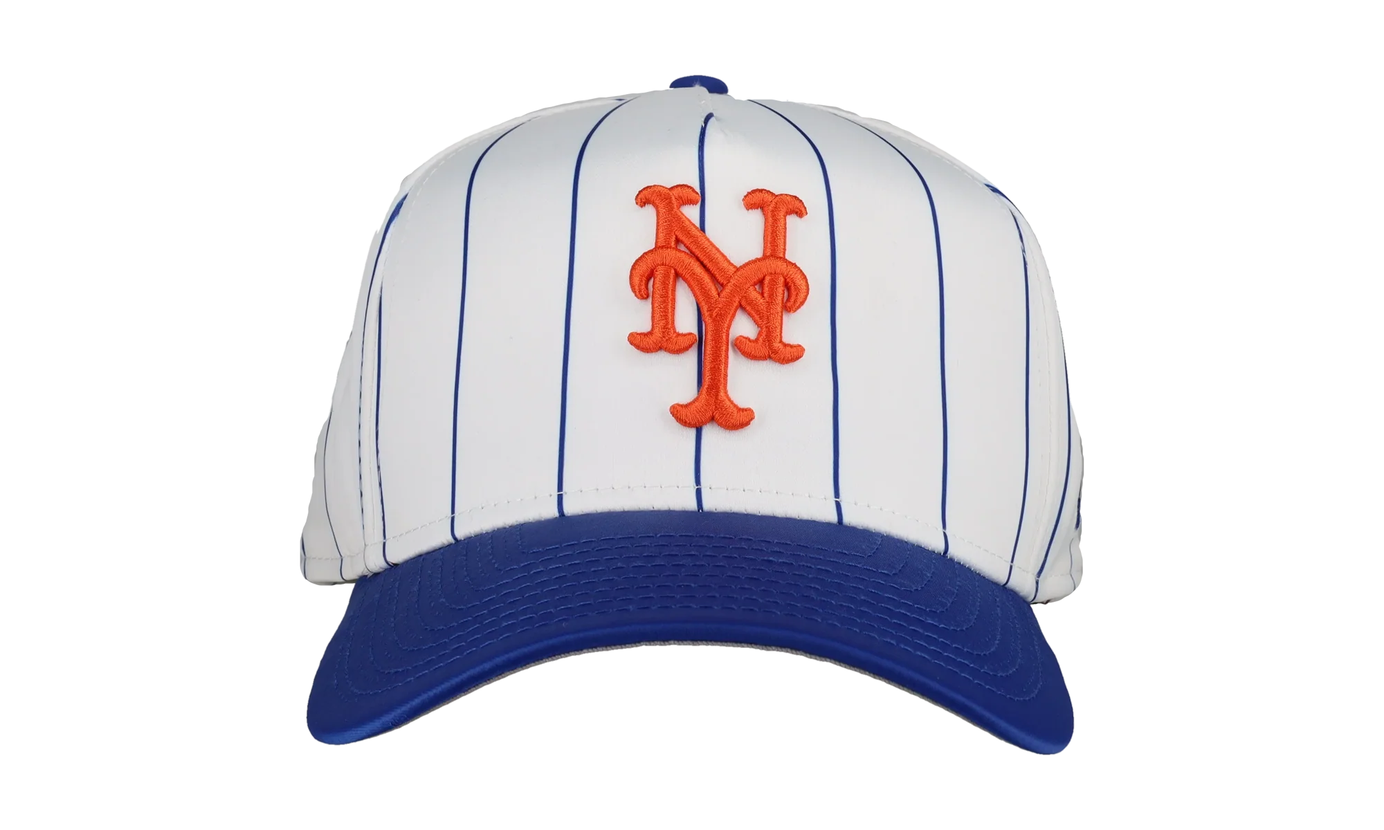 9FIFTY New York Mets Pinwheel A Frame Snapback Hat "White / Royal Blue" NE210