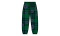 Plaid Cotton Wreath Sweatpants "Green" DT386