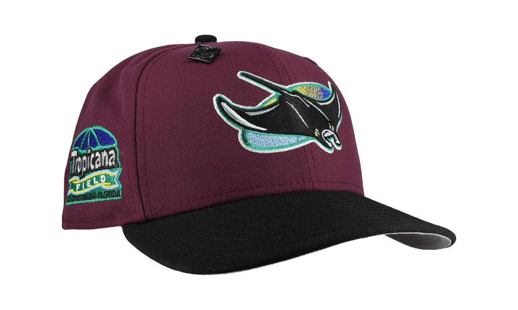 59FIFTY Tampa Bay Rays Tropicana Field Fitted Hat "Plum / Black" NE391
