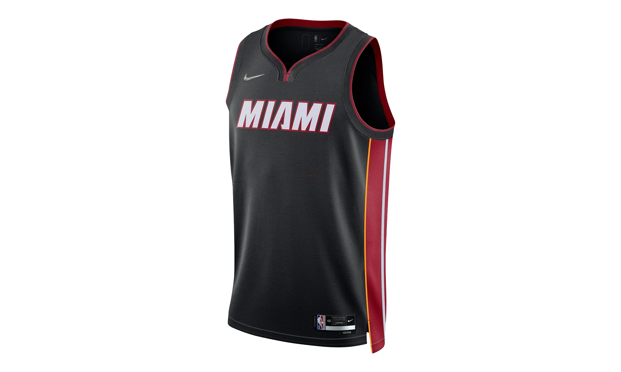 NBA Miami Heat Icon Swingman Jersey "Black / Red" DN2620 010
