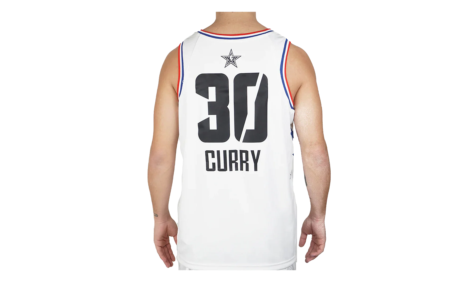 Air Jordan NBA GSW Curry All-Star Edition Swingman Jersey "White" BV3574 101