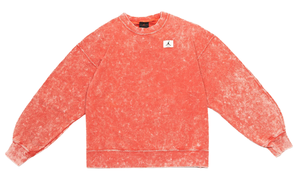 Jordan Flight Washed Crewneck Sweatshirt WMNS "Lobster" DQ4601 605
