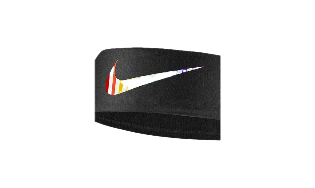 LOGO PRINTED FURY HEADBAND "Black / Pimento / Turf Orange" N.100.2054.018