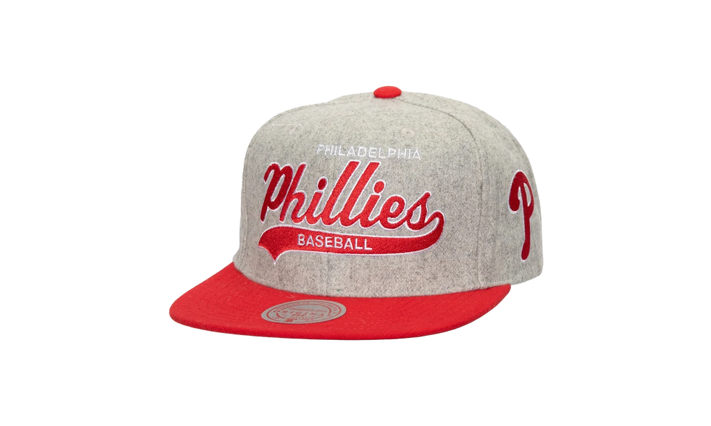 MLB Tailsweep 2.0 Melton Snapback Cap "Philadelphia Phillies - Grey" HHSS7435 PPHYYPPPGREY