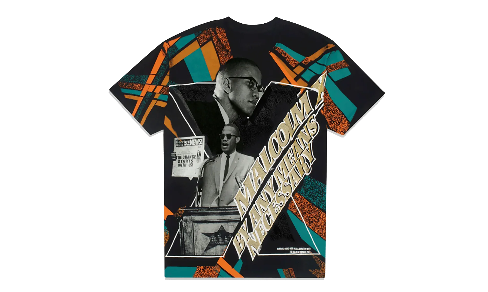 Shabazz Tee "Black / Multicolor" BAR15