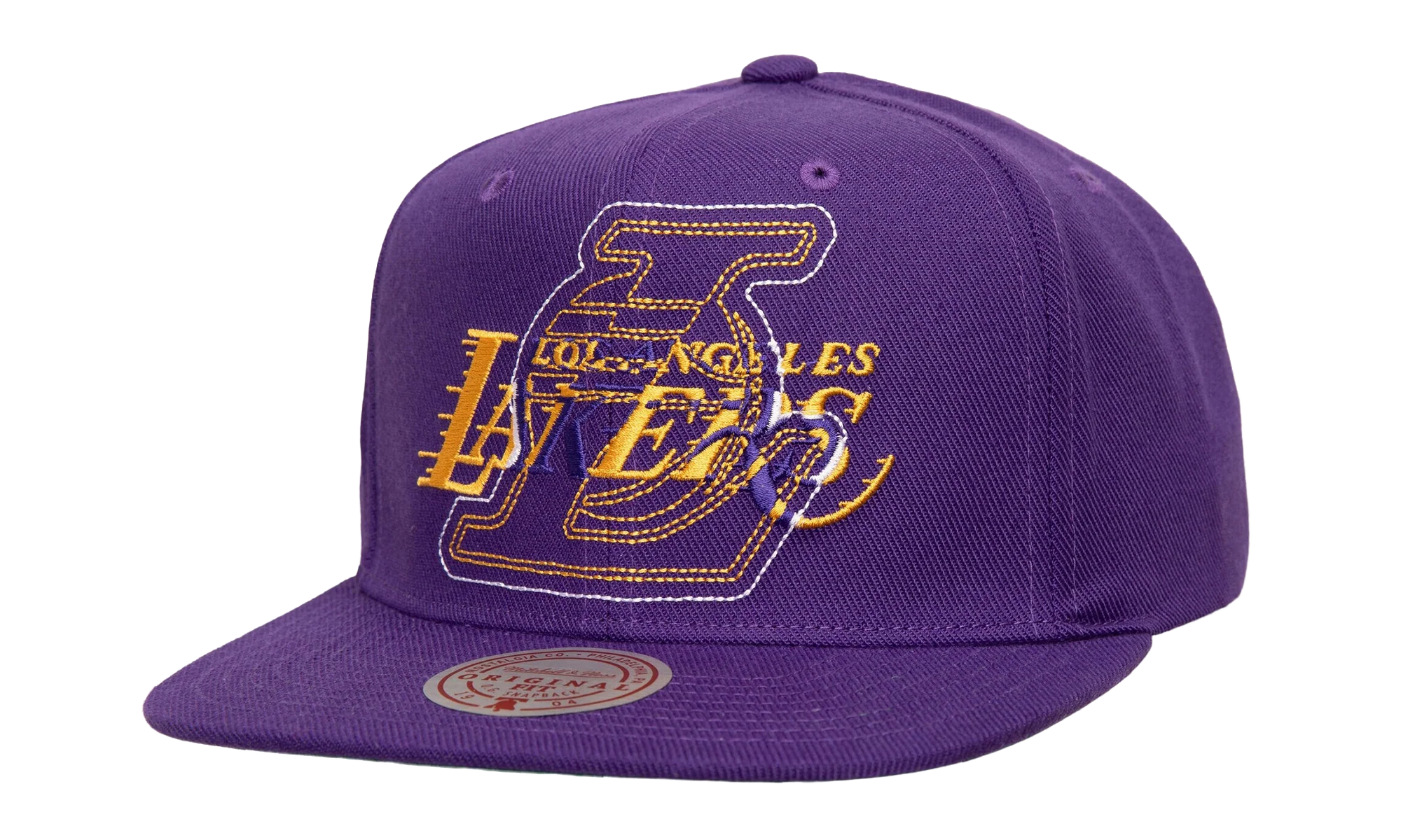 NBA Double Up Snapback Cap "Los Angeles Lakers - Purple" HS9643 LALPURP