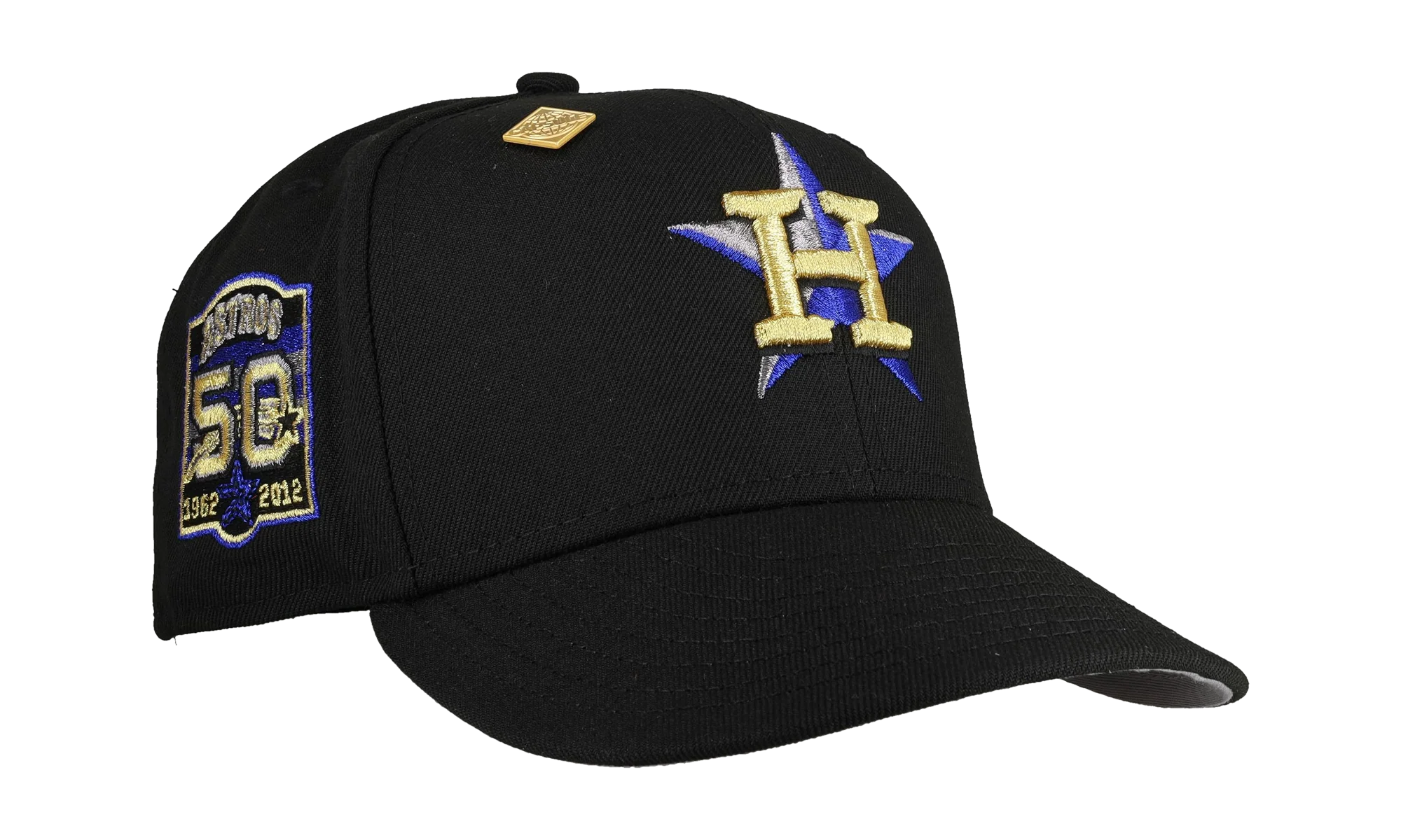 59FIFTY Houston Astros 50th Anniversary Star Fitted Hat "Black Yellow" NE414