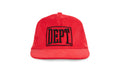 Gym Logo Cap "Red / Black" DCH 90013 RED