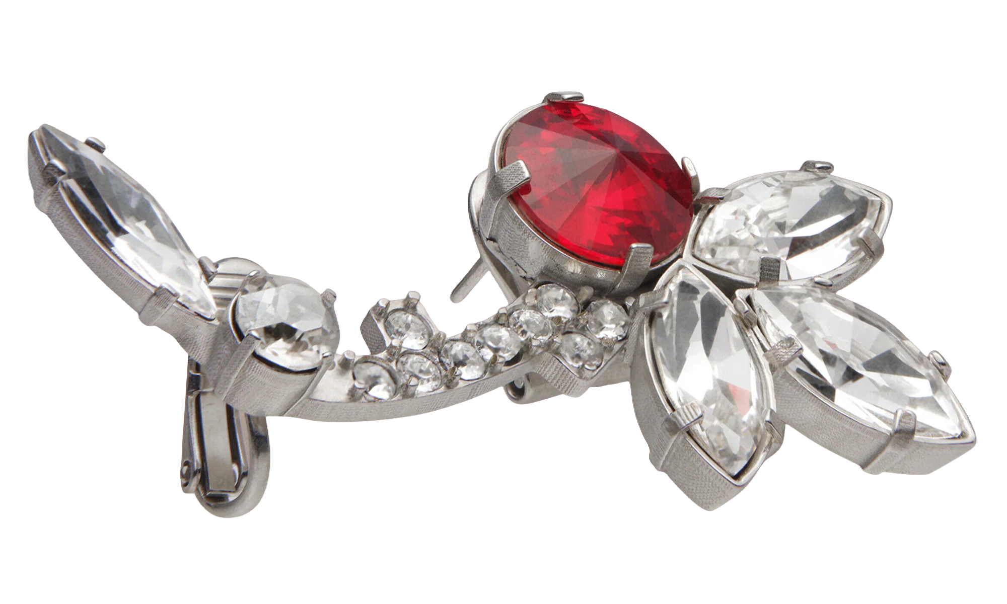 CRYSTAL DROP EARRINGS "RED" SM1VG0052P6479982