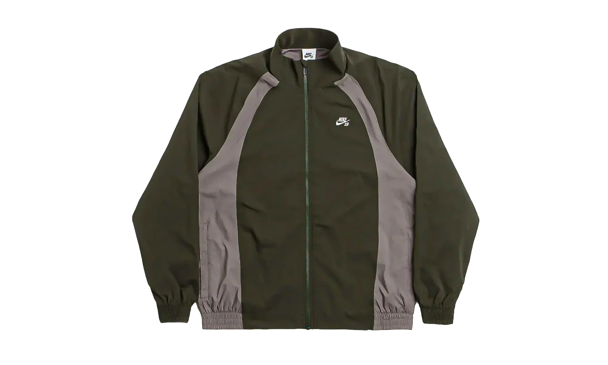 SB Full-Zip Woven Skate Jacket "Sequoia / Cave Stone / White" HJ2910 355
