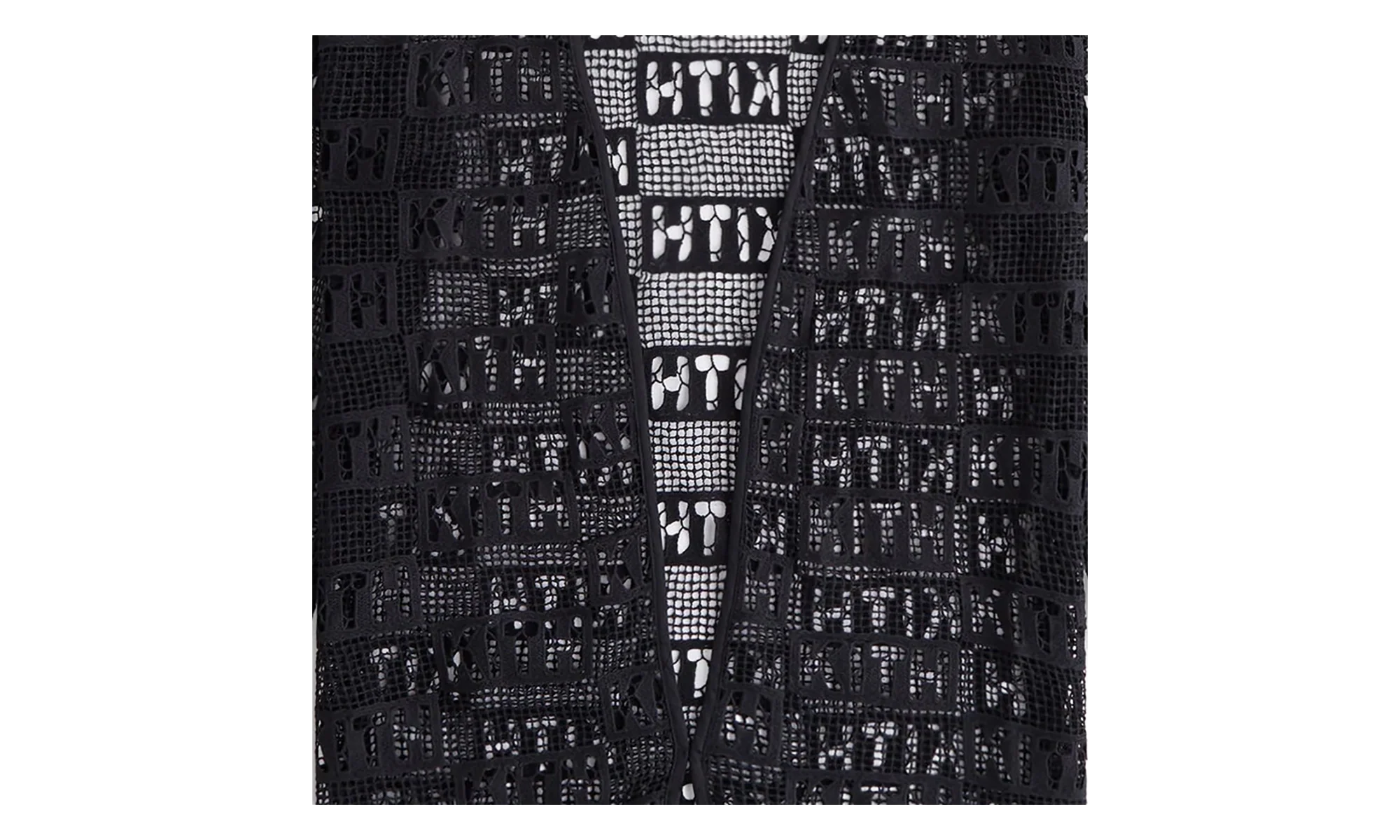 Ethan Logo Lace Cardigan WMNS "Black" KITH115