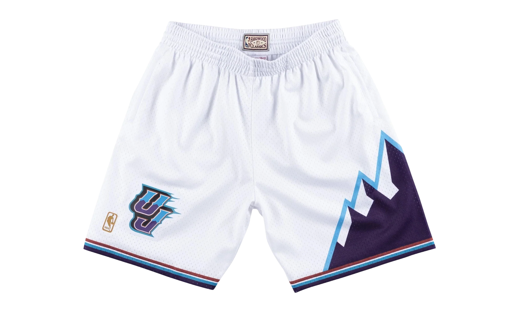 NBA Swingman Shorts "1996 Utah Jazz - White" SMSHAC19029 UJAWHIT96