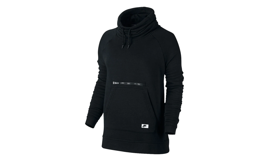 Sportswear Modern Funnel Neck Sweatshirt WMNS "Black" 803599 010