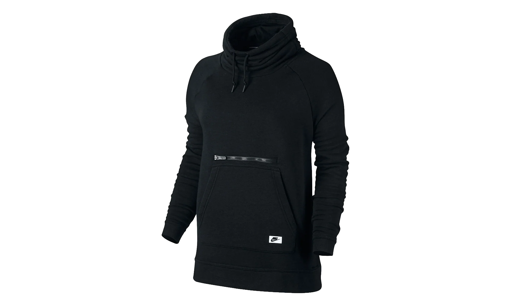 Sportswear Modern Funnel Neck Sweatshirt WMNS "Black" 803599 010