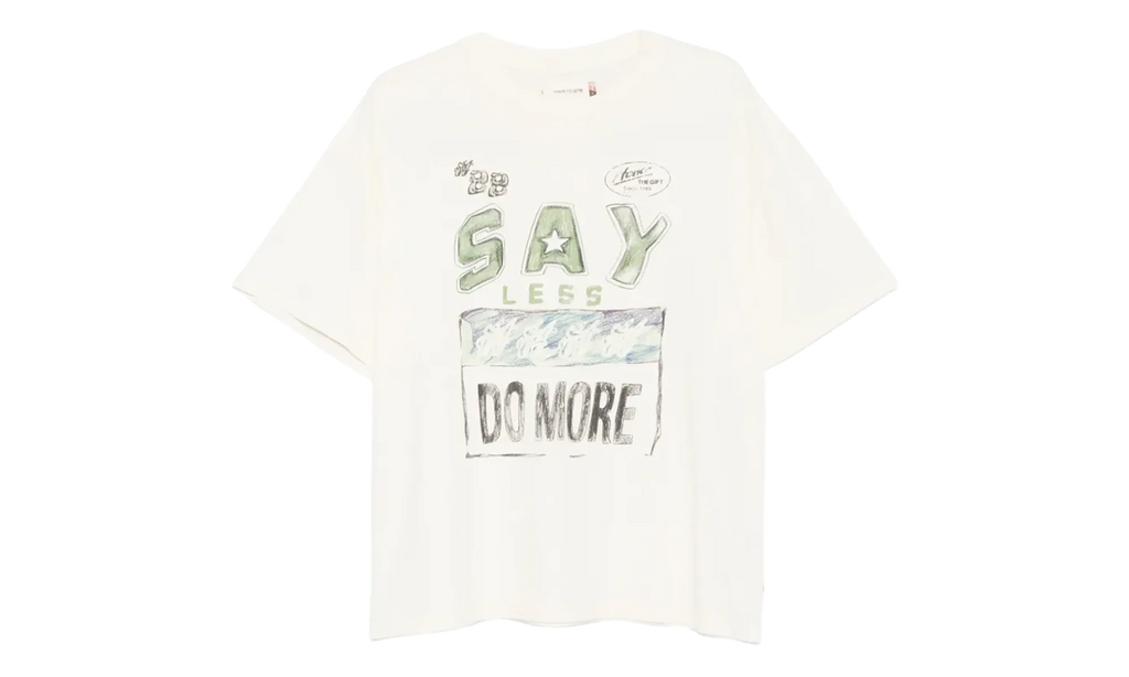Say Less Do More Tee "White" HTG260196 WHT
