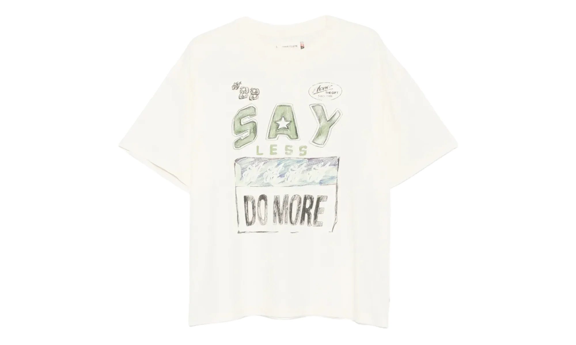 Say Less Do More Tee "White" HTG260196 WHT