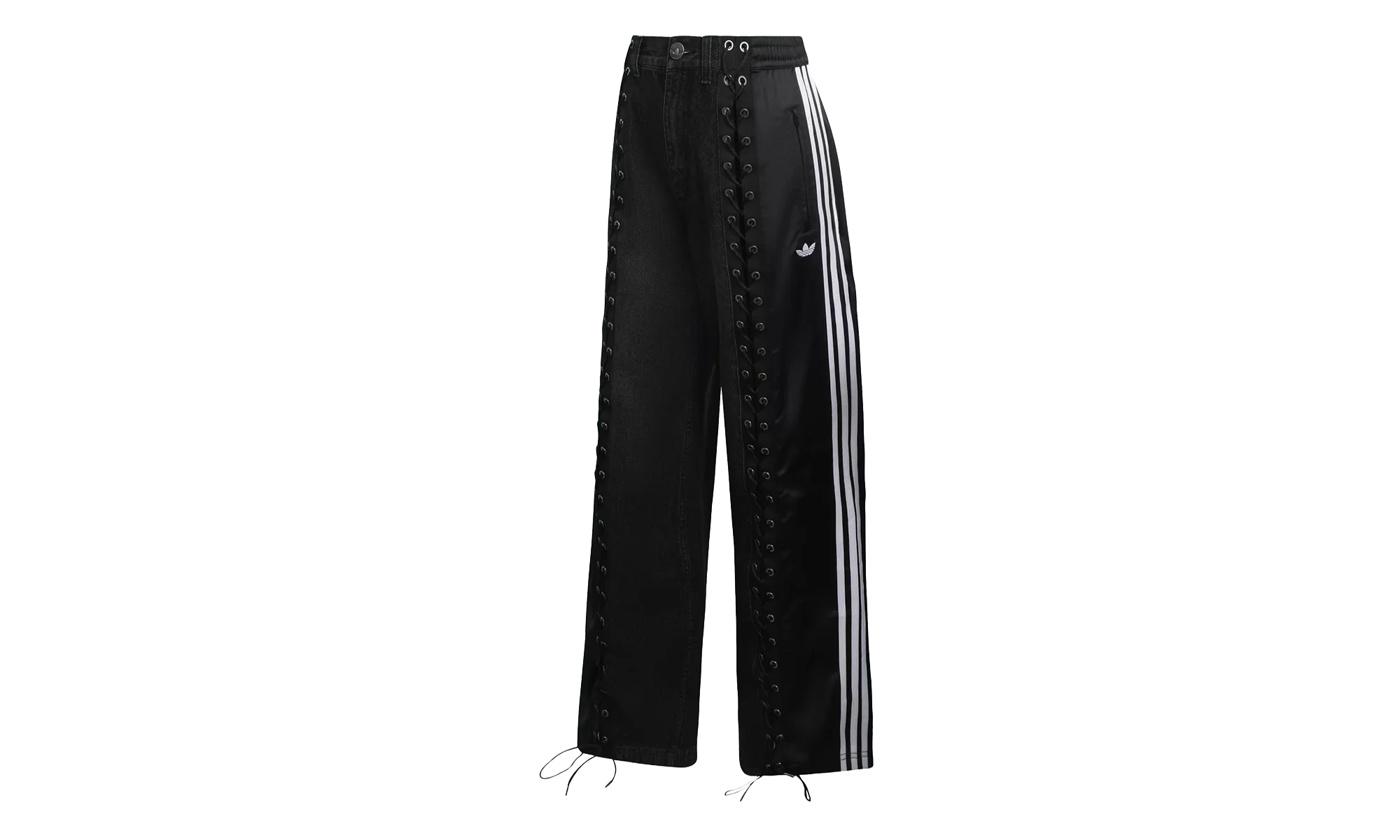 ORIGINALS DENIM FB LACING PANTS WMNS "Black" KS3878