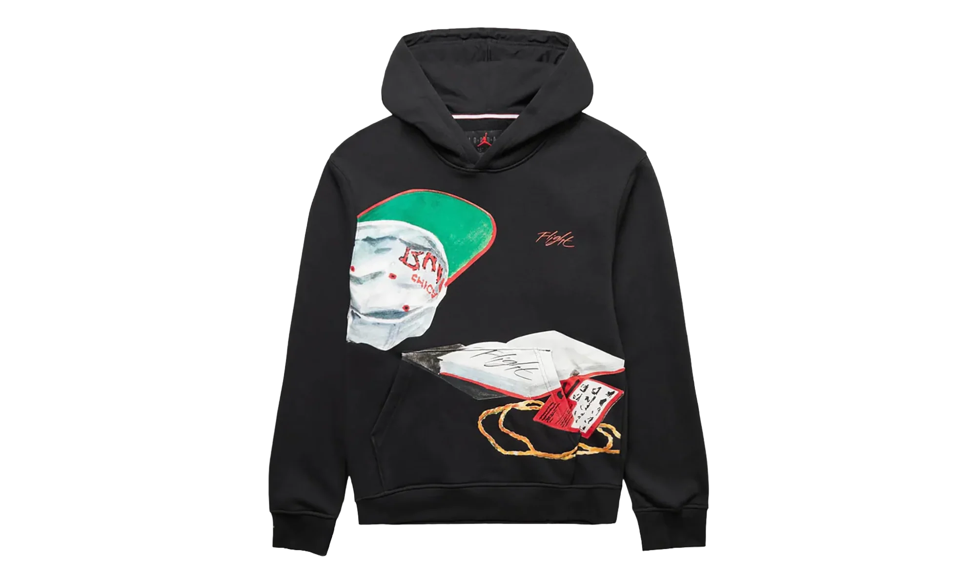 Jordan Artist Series by Jacob Rochester Hoodie "Black / Sail / University Red" DV1593 010