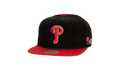 MLB Double Cord Deadstock Snapback Cap "Philadelphia Phillies - Black" HM10166 PPHBLCK
