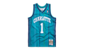 NBA Baron Davis Swingman Road Jersey "1999 Charlotte Hornets - Teal" SMJYGS18409 CHOTEAL99BDV