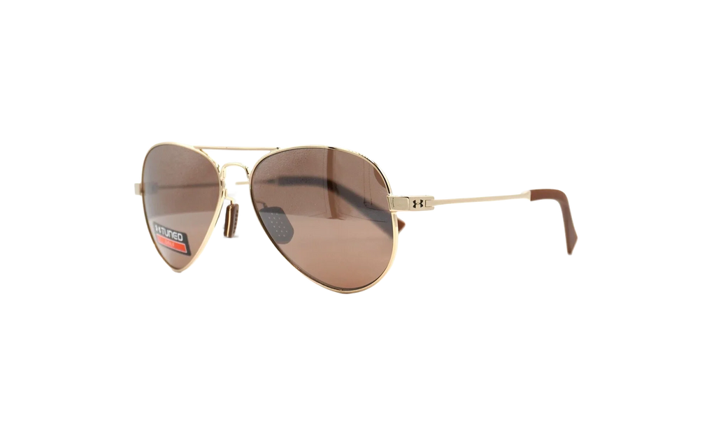 Getaway Sunglasses "Tuned Road - Gloss Gold / Dark Crystal Brown" 8650118 942024