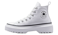 Chuck Taylor All Star Lugged Lift Platform Canvas GS "White / White / Black" A03012C