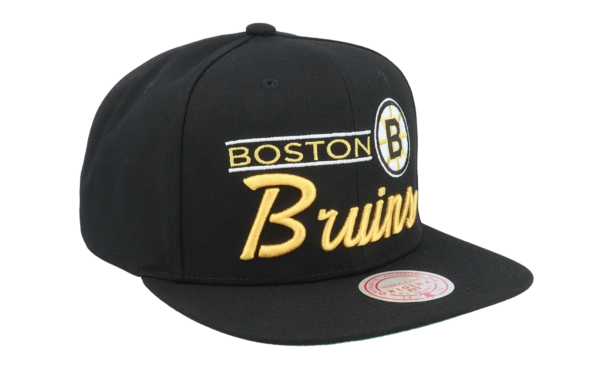 NHL Retro Lock Up Snapback Cap "Boston Bruins - Black" 6HSSLD21213 BBNBLCK