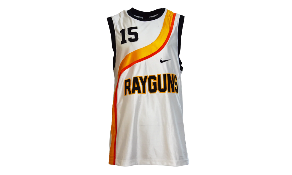 Roswell Rayguns Vince Carter Basketball Jersey "White / Gold Orange" CV1970 100