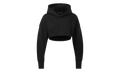 Cardi B Crop Hoodie WMNS "Black" H48407