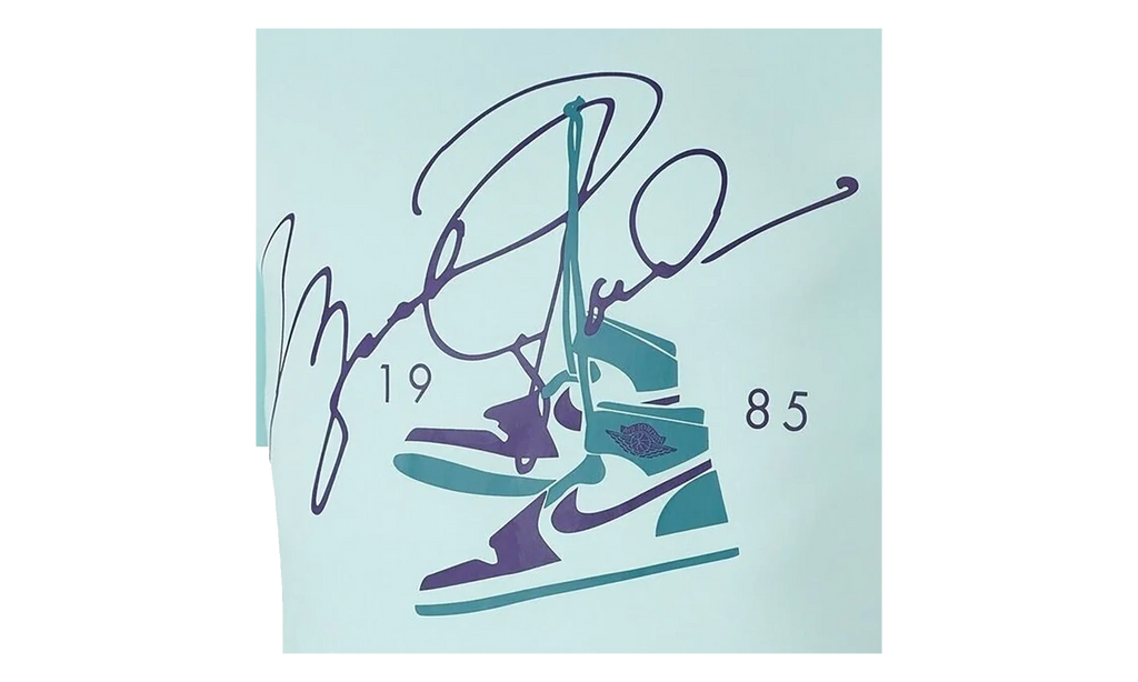 Air Jordan AJ85 Signature Short Sleeve Tee "White / Black" BQ5538 336