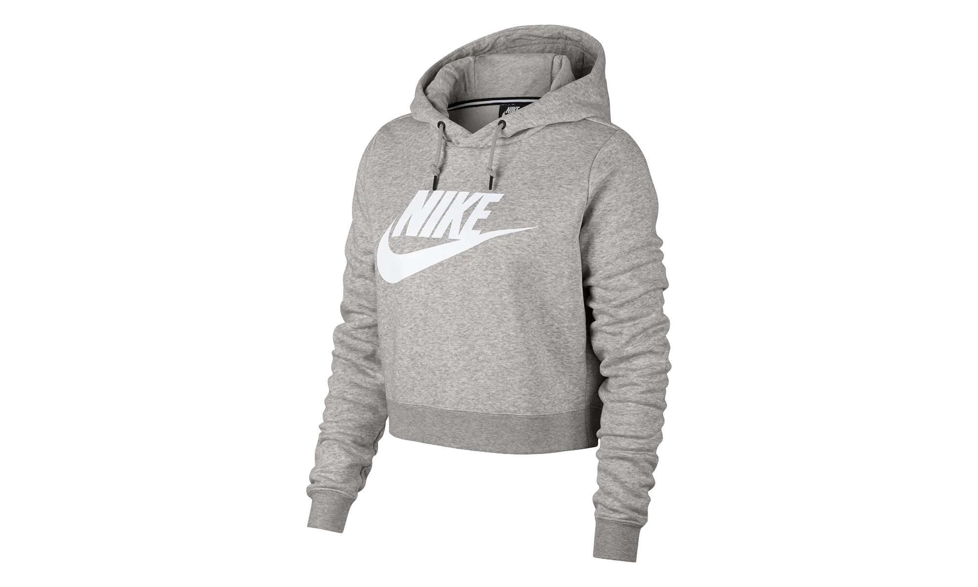 Sportswear Rally Cropped Hoodie WMNS "Grey" AQ9965 050