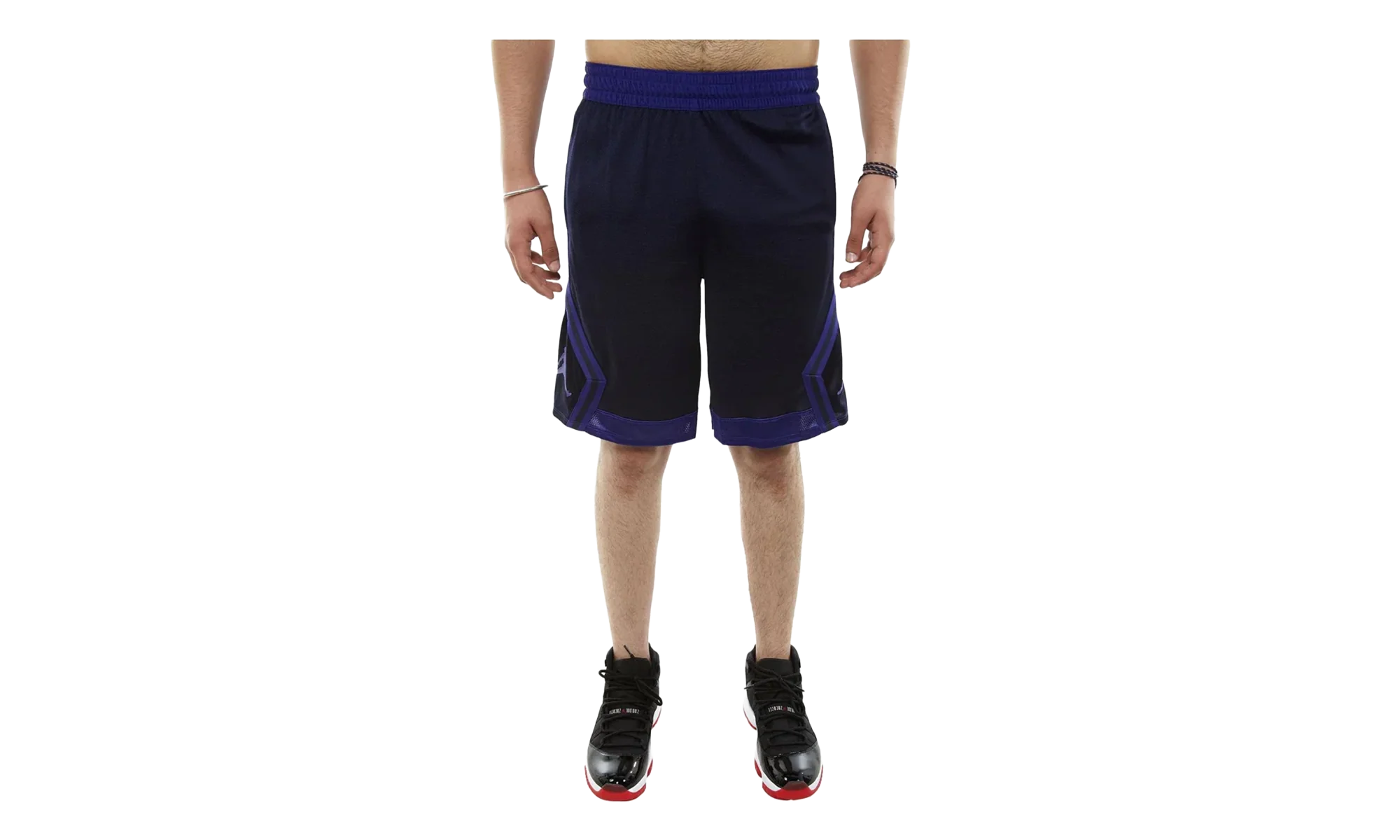 Air Jordan Rise Diamond Basketball Short "NAVY / PURPLE" 887438 416