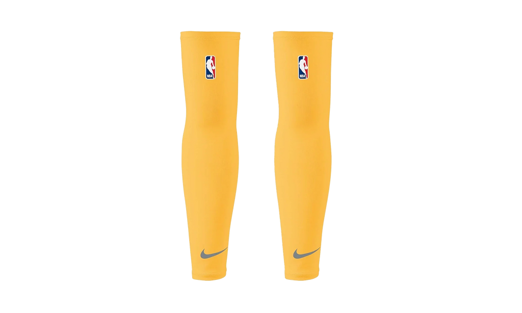 NBA Elite Shooter Sleeves "Yellow / Silver Check" NKS09718