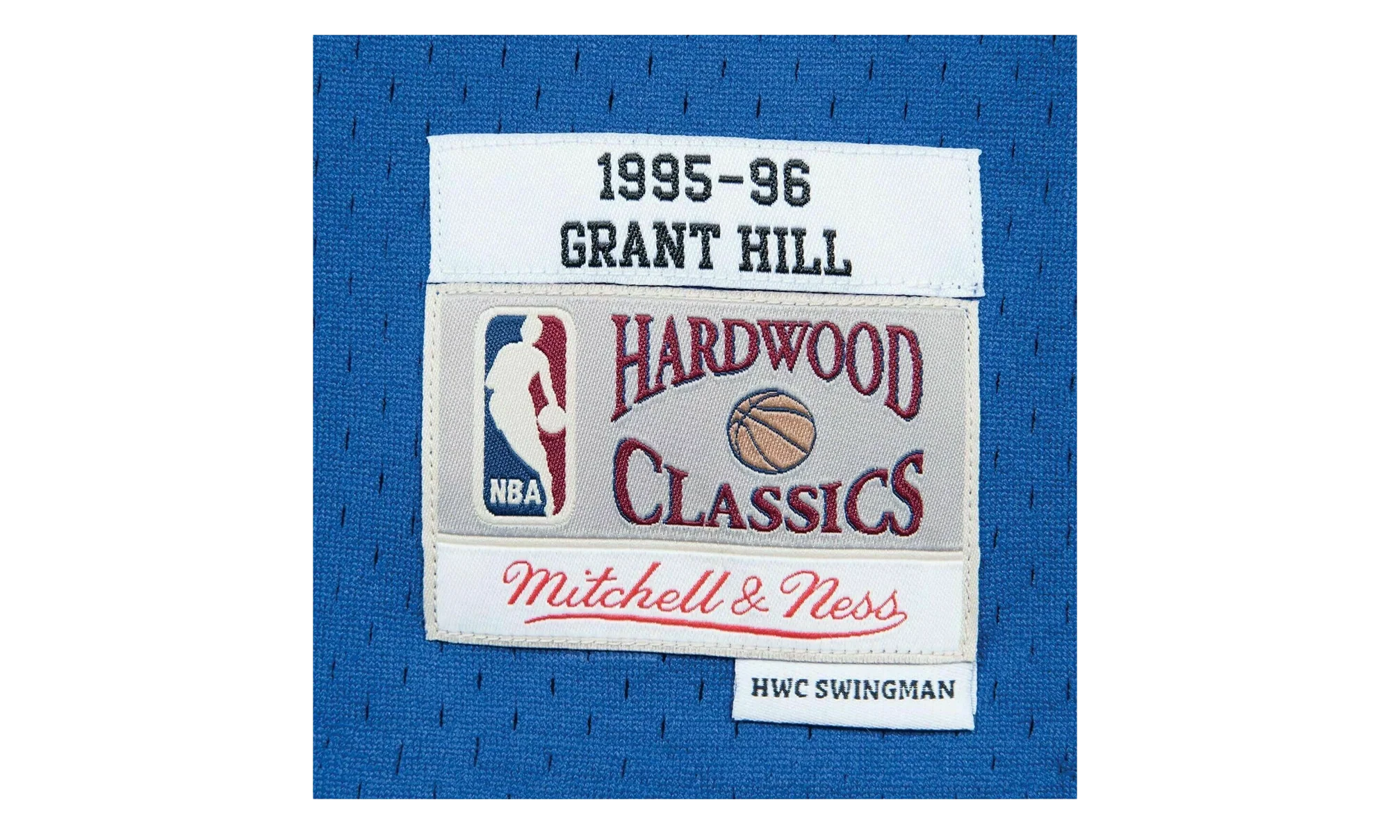 NBA Grant Hill Swingman Road Jersey "1995 Detroit Pistons - Royal" SMJYAC18025 DPIROYA95GHI