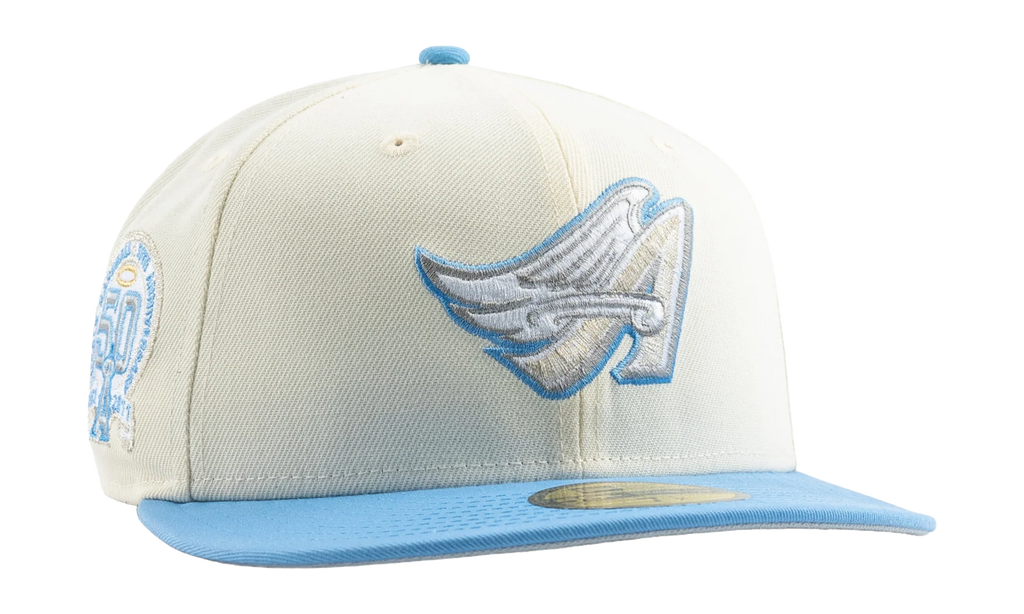 59FIFTY Los Angeles Angels 50th Anniversary Fitted Hat "Cream / Icy Blue / Grey" NE499
