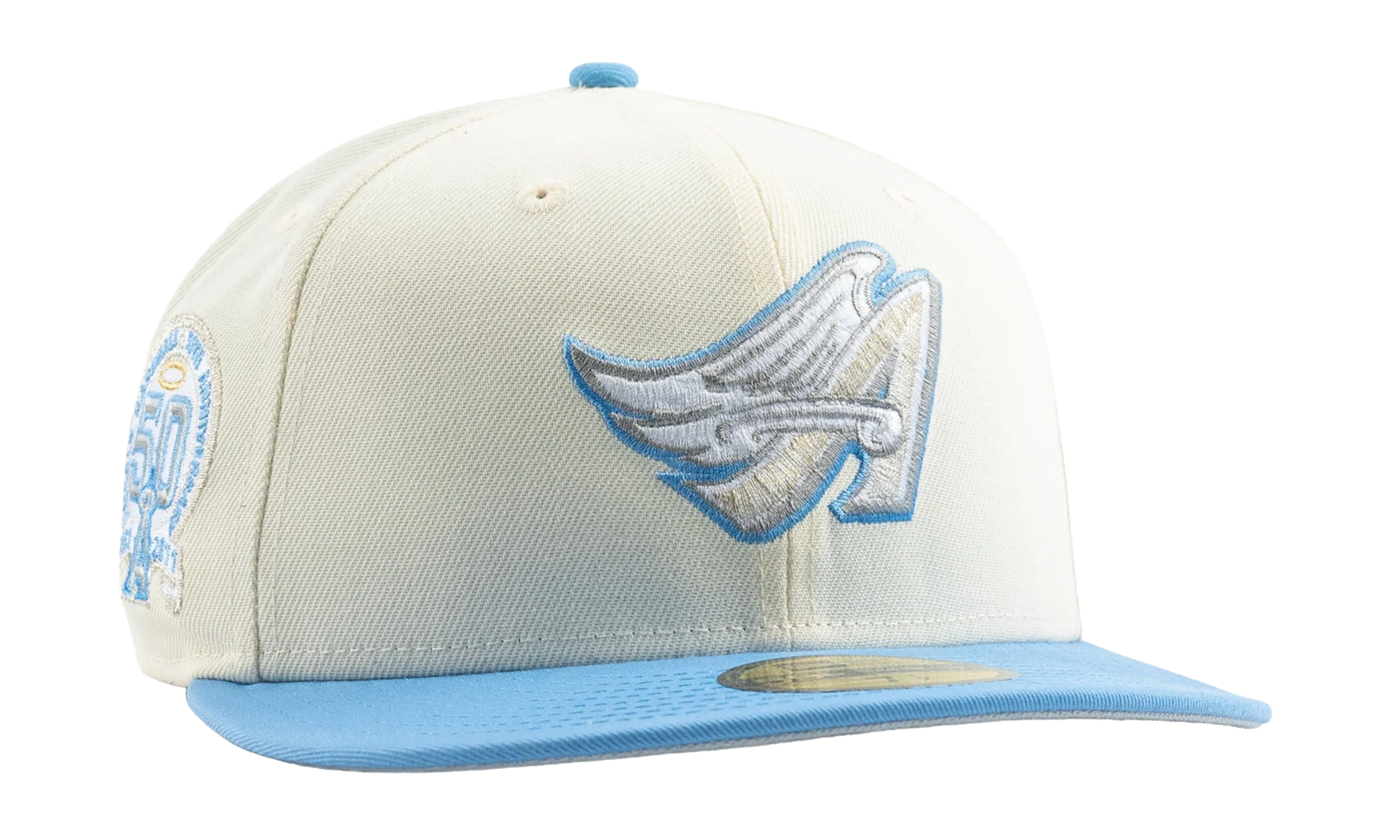 59FIFTY Los Angeles Angels 50th Anniversary Fitted Hat "Cream / Icy Blue / Grey" NE499