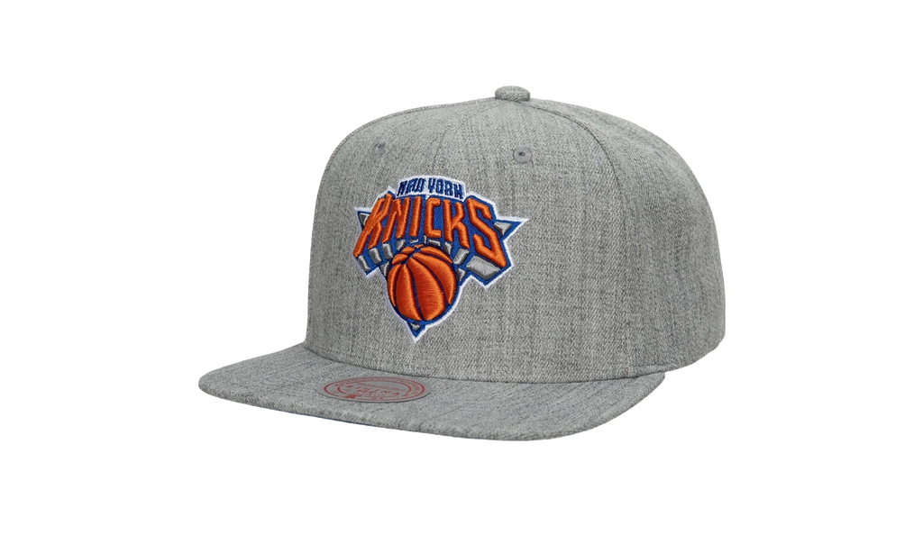NBA Team Heather 2.0 Snapback Cap "New York Knicks - Grey Heather" HHSS3272 NYKYYPPPGYHT