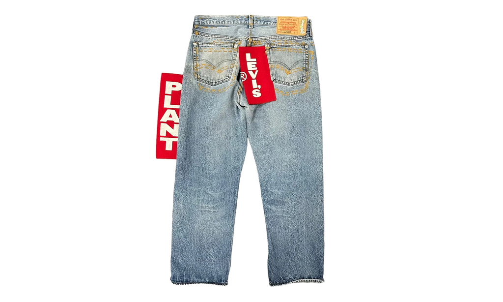 Cactus Plant Flea Market 4th of July Denim Jeans "Blue" DT311