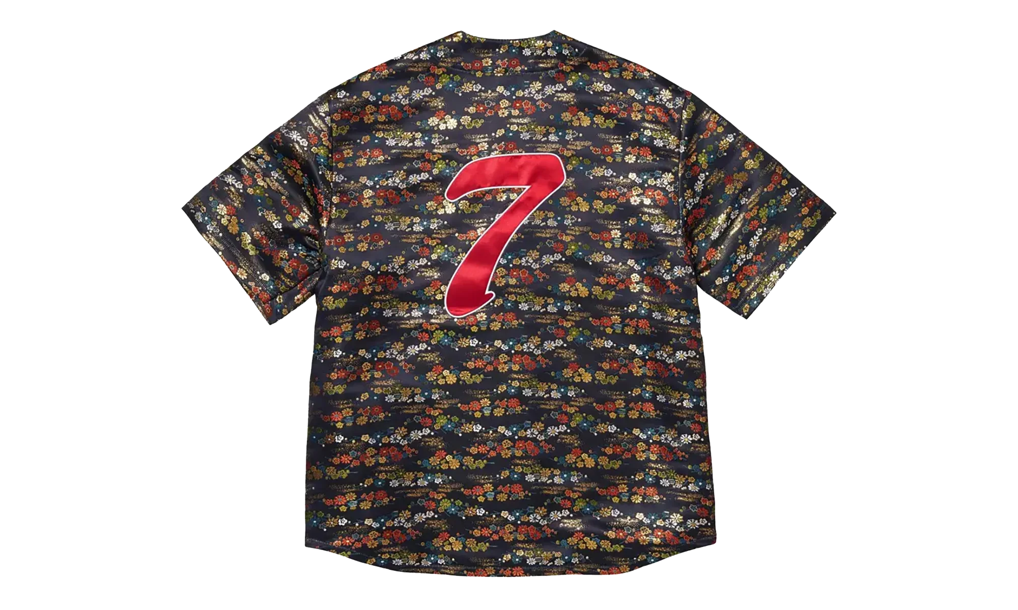 Floral Jacquard Jersey "SS26 - Navy" SU27412