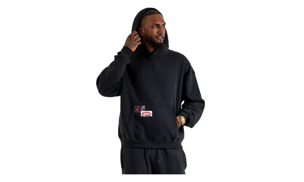 Jordan Brooklyn Oversized Pullover Hoodie "Black" IM7943 010