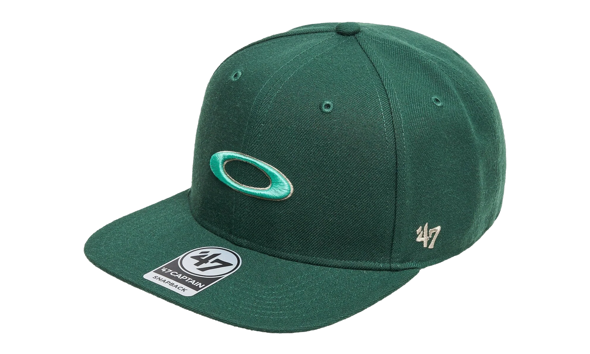 47 B1B Ellipse Snapback Hat "Hunter Green (Helmet)" FOS901222 7BC